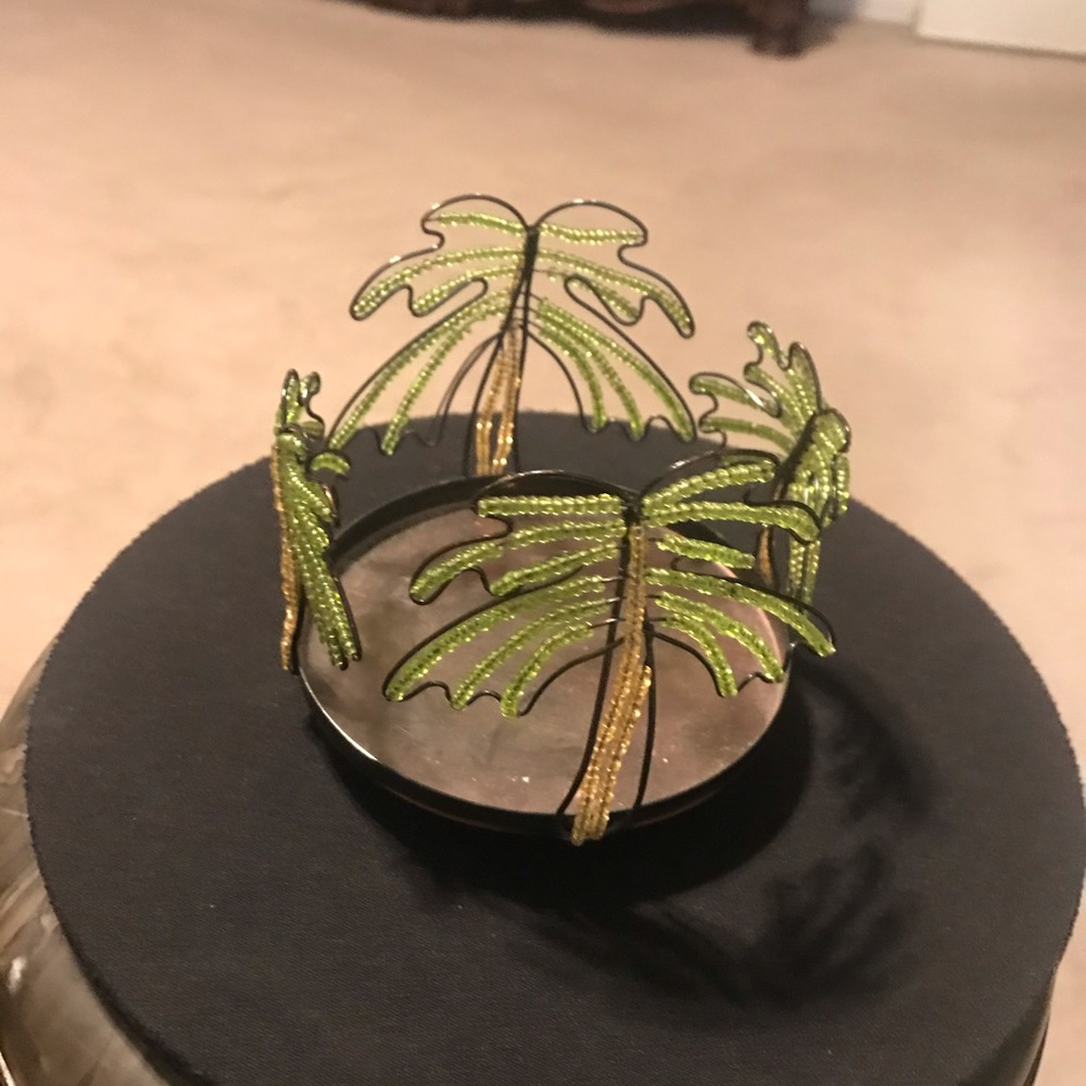 Palm Tree Candle Holder